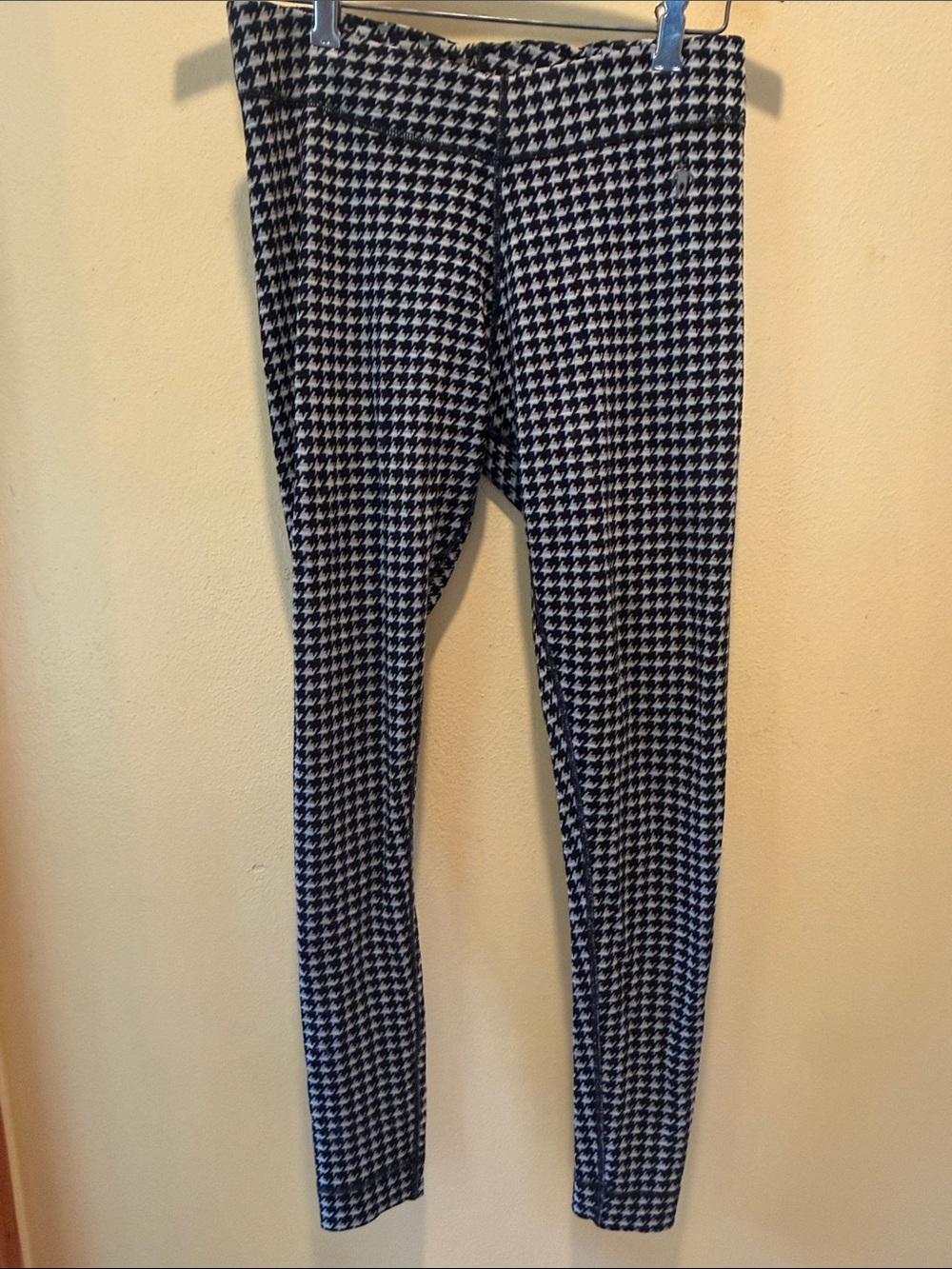 Smartwool Black and White Houndstooth Leggings